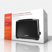 LIVOO DOD162N Broodrooster - Zwart - thumbnail