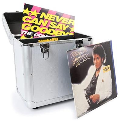 Power Dynamics RC80 Vinyl Record case voor 12 inch platen zilver Power Dynamics RC80 Vinyl Record case voor 12 inch platen zilver