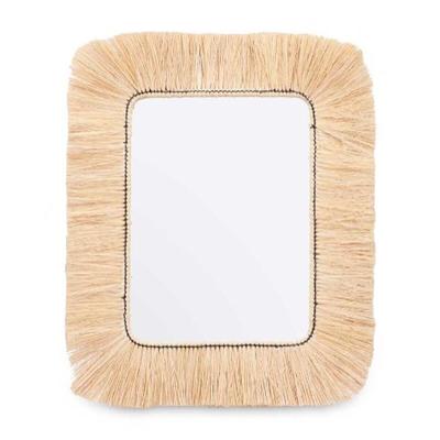 Wandspiegel Gift Decor Bruin 77 x 67 x 3 cm Rechthoekig