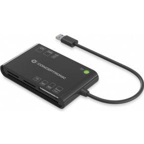 Conceptronic BIAN01B smart card reader USB 2.0 Zwart