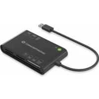 Conceptronic BIAN01B smart card reader USB 2.0 Zwart - thumbnail