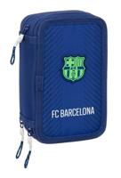 Driedubbele Pennenzak F.C. Barcelona Marineblauw 12,5 x 19,5 x 5,5 cm 37 Onderdelen - thumbnail
