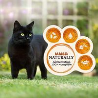Iams Naturally Adult Land & Sea Collection in gravy natvoer kat (12x85gr) 48 x 85 g - thumbnail