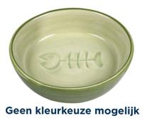 TRIXIE VOERBAK / WATERBAK VISGRAAT KERAMIEK ASSORTI 13 CM 200 ML 4 ST - thumbnail