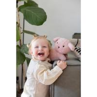 Snuffie Knuffel 25cm Fluffy Pink - thumbnail