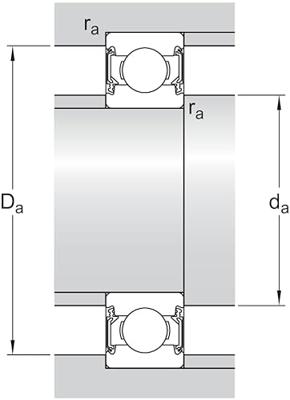 BAC Lager skf 6001 2 rsh