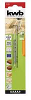 kwb 511903 Hout-spiraalboor 3 mm Gezamenlijke lengte 61 mm 1 stuk(s) - thumbnail