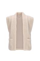 B.Nosy winter gilet meisjes - ecru - Georgie - teddy - thumbnail