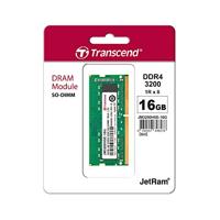 Transcend jm3200hsb-16g jetram, 16 gb, ddr4, so-dimm, 3200 mhz, 2rx8, 1gx8, cl22, 1.2v - thumbnail