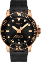 Horlogeband Tissot T1204073705101 / T603043455 Rubber Zwart 21mm - thumbnail