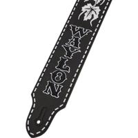 Fender Waylon Jennings Signature Strap Black gitaarband - thumbnail