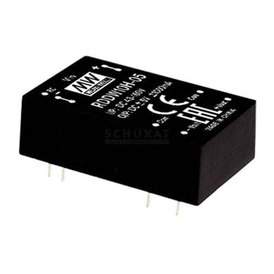 MEAN WELL RDDW10H-15 DC/DC-converter 333 mA 10 W Aantal uitgangen: 2 x Inhoud 1 stuk(s)