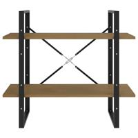 Boekenkast met 4 schappen 80x30x140 cm massief grenenhout - thumbnail