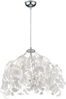 Trio Hanglamp met blaadjesLeavy 38cm grijstint - R10461901 - thumbnail