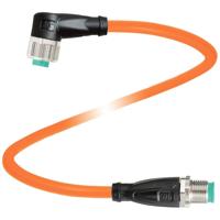 Pepperl+Fuchs 233477 Sensor/actuator connector, geassembleerd Aantal polen (sensoren): 4, 4 1.2 m 1 stuk(s) - thumbnail