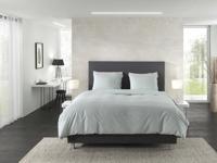 Yellow - Yellow Oxford dekbedovertrek - thumbnail