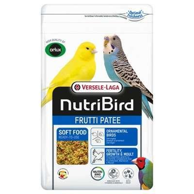 Versele-Laga NutriBird Frutti Patee Krachtvoer | 1 kg | Gebruiksklare volledige voeding voor alle siervogelsoorten | Met vitaminen en mineralen | Met lysine en methionine