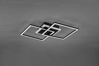 Trio Vierkante plafonnièreVenida 57cm zwart - R62793132 - thumbnail