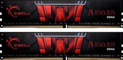 G.Skill Aegis Werkgeheugenset voor PC DDR4 32 GB 2 x 16 GB Non-ECC 3000 MHz 288-pins DIMM CL16-18-18-38 F4-3000C16D-32GISB G.Skill Aegis Werkgeheugenset voor PC DDR4 32 GB 2 x 16 GB Non-ECC 3000 MHz 288-pins DIMM CL16-18-18-38 F4-3000C16D-32GISB