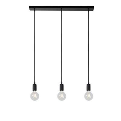 Lucide FIX - Hanglamp - 3xE27 - Zwart
