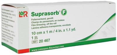 Lohmann&Rauscher Suprasorb F folie 1m x 10cm 1 Stuks