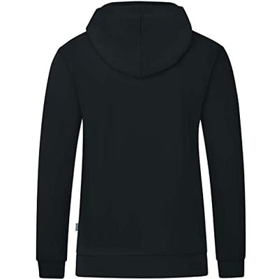 JAKO C6820 Jas Met Kap Organic - Zwart - 5XL