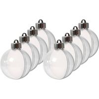 Creativ Company Deco ballen transparant 6cm, 8st. - thumbnail