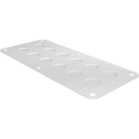 Rittal SZ 1581.200 1581200 Kabelinvoerplaat Met uitsparingen Staal Grijs-wit (RAL 7035) 1 stuk(s) Piece - thumbnail