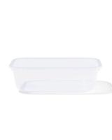 HEMA Voorraadbakje maat L 1530ml kunststof zonder deksel (semi transparant) - thumbnail