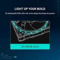 ASUS Prime MR120 Fan ARGB Reverse White 3in1 Computer behuizing Ventilator 12 cm Wit 3 stuk(s) - thumbnail