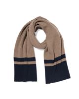 HEMA Herensjaal zand-blauw - thumbnail