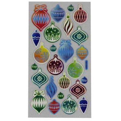 Stickers Kerstballen 20 stuks | 48 stuks