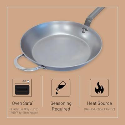 De Buyer Koekenpan Mineral B Element - ø 36 cm - zonder anti-aanbaklaag