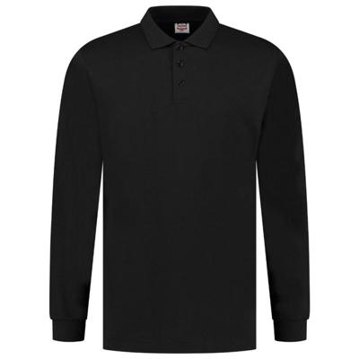 Tricorp 201019 poloshirt Jersey lange mouw Zwart - maat 4XL