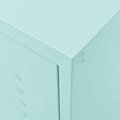 VidaXL Tv-meubel 105x35x50 cm staal mintkleurig