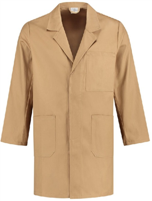 Bestex Stofjas drukkers katoen khaki s