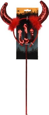 Headband With Devil Weapon Set kerst Halloween Nampook - Nampook