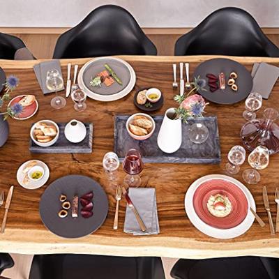 Villeroy & Boch Manufacture Rock Blanc Pizzabord 32 cm - thumbnail