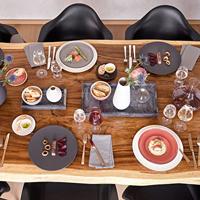 Villeroy & Boch Manufacture Rock Blanc Pizzabord 32 cm - thumbnail