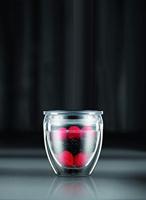 Set van 2 bekers - BODUM - Pavina To Go - Dubbelwandig plastic - Luchtdicht deksel - 20 cl - Transparant - thumbnail