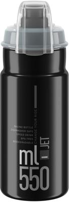 Elite bottle with protective cap jet plus black 550ml