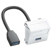 OBO Bettermann 6104934 Afdekking Multimediadrager (b x h x d) 45 x 45 x 26 mm 1 stuk(s) Wit - thumbnail