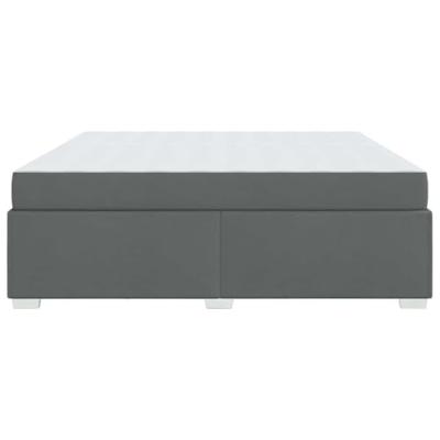 Bedframe Anders Donkergrijs 200 x 200 cm Stof