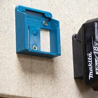 StealthMounts batterijhouders (6x) blauw - voor Makita 18V accu&apos;s - thumbnail