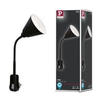 Paulmann Junus Stekkerlamp E14 20 W Zwart - thumbnail
