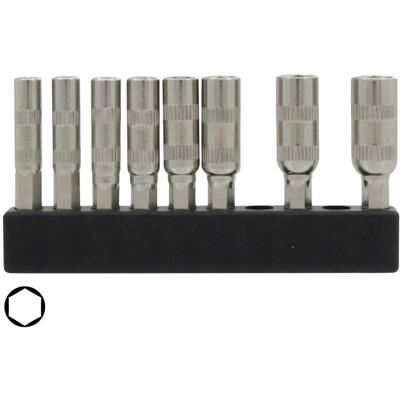 Donau Elektronik MBS66 Dop (zeskant) Dopsleutelinzetset 2 mm, 2.5 mm, 3 mm, 3.5 mm, 4 mm, 4.5 mm, 5 mm, 5.5 mm 8-delig 5/32 (4 mm)