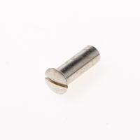 AMI patenthuls (10 st) - messing vernikkeld - M6x21 mm - met zaagsnede - 900242 - thumbnail