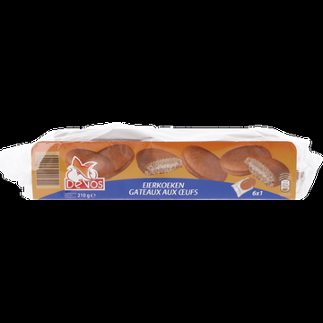 De Vos Eierkoeken 6 Stuks 210 g bij Jumbo