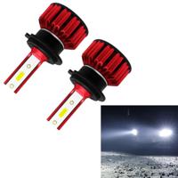 Q6 2 stk H7 25W 3000LM 6000K IP68 LED koplamp bollen Verstraler ombouwkit DC 9-36V (wit licht) - thumbnail