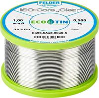 Felder ISO-Core Clear SAC305 Soldeertin Spoel Sn96,5Ag3Cu0,5 0.500 kg 1 mm - thumbnail